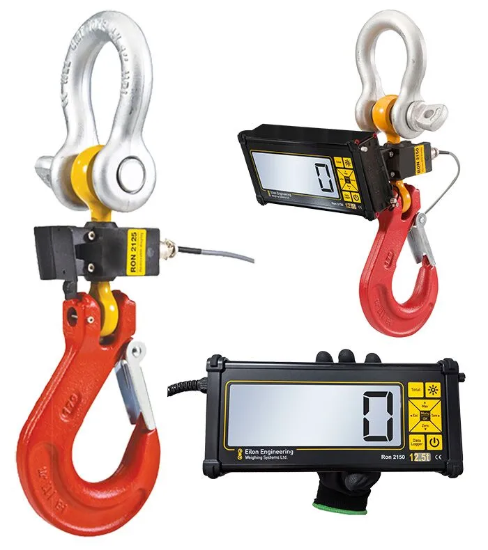 Ron 2150 Wired Crane Scale with 2"/50mm Attachable Display Ron 2150 Wired Crane Scale with 2"/50mm Attachable Display